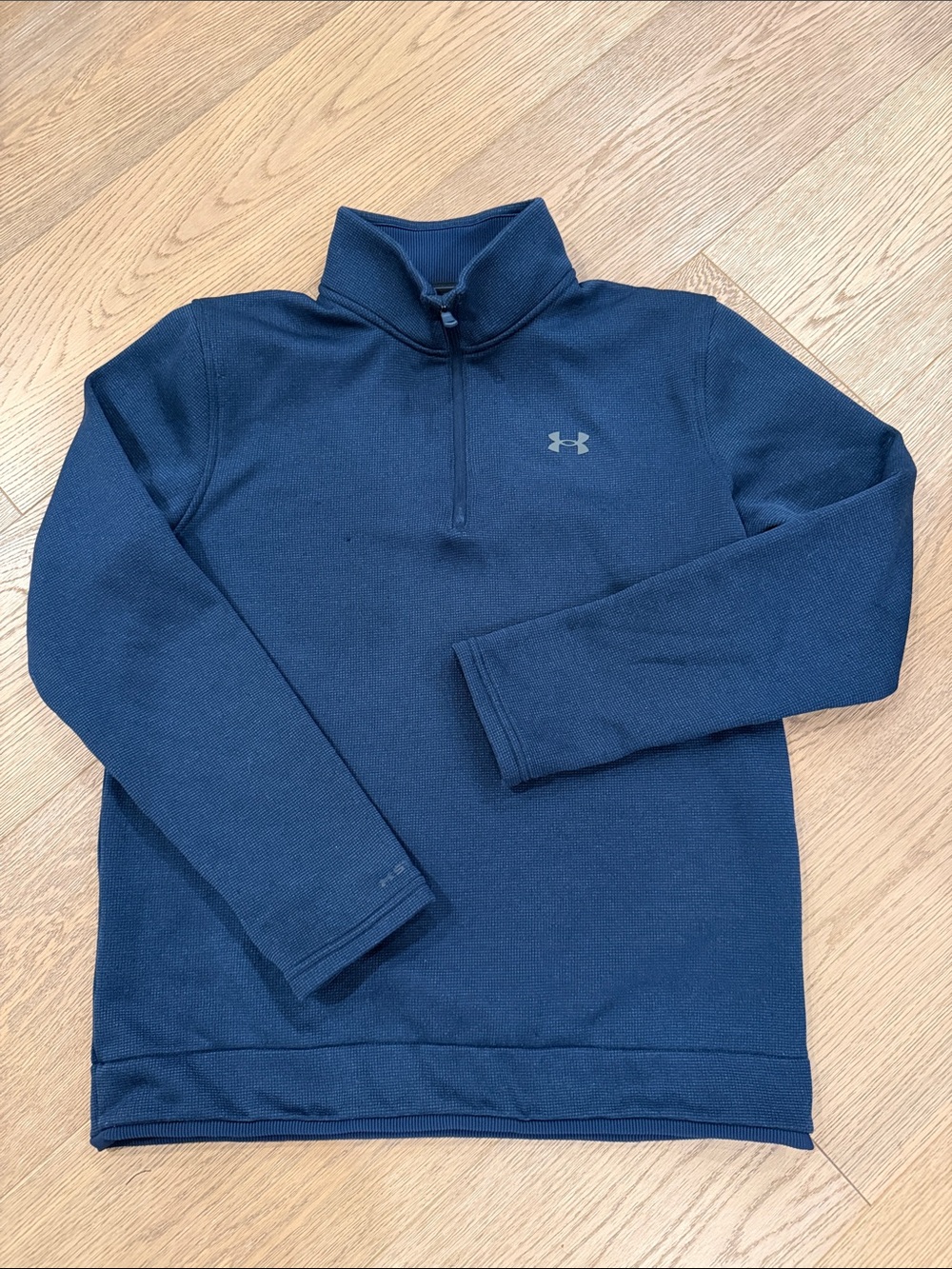Under Armour Dark Blue Quarter-Zip Coldgear Pullover